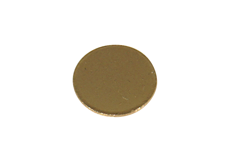 Pièce pour calibrer 585/-OJ/ 14ct pour GemOro Auracle testeur d'or et de platine  Ø ca. 6 mm