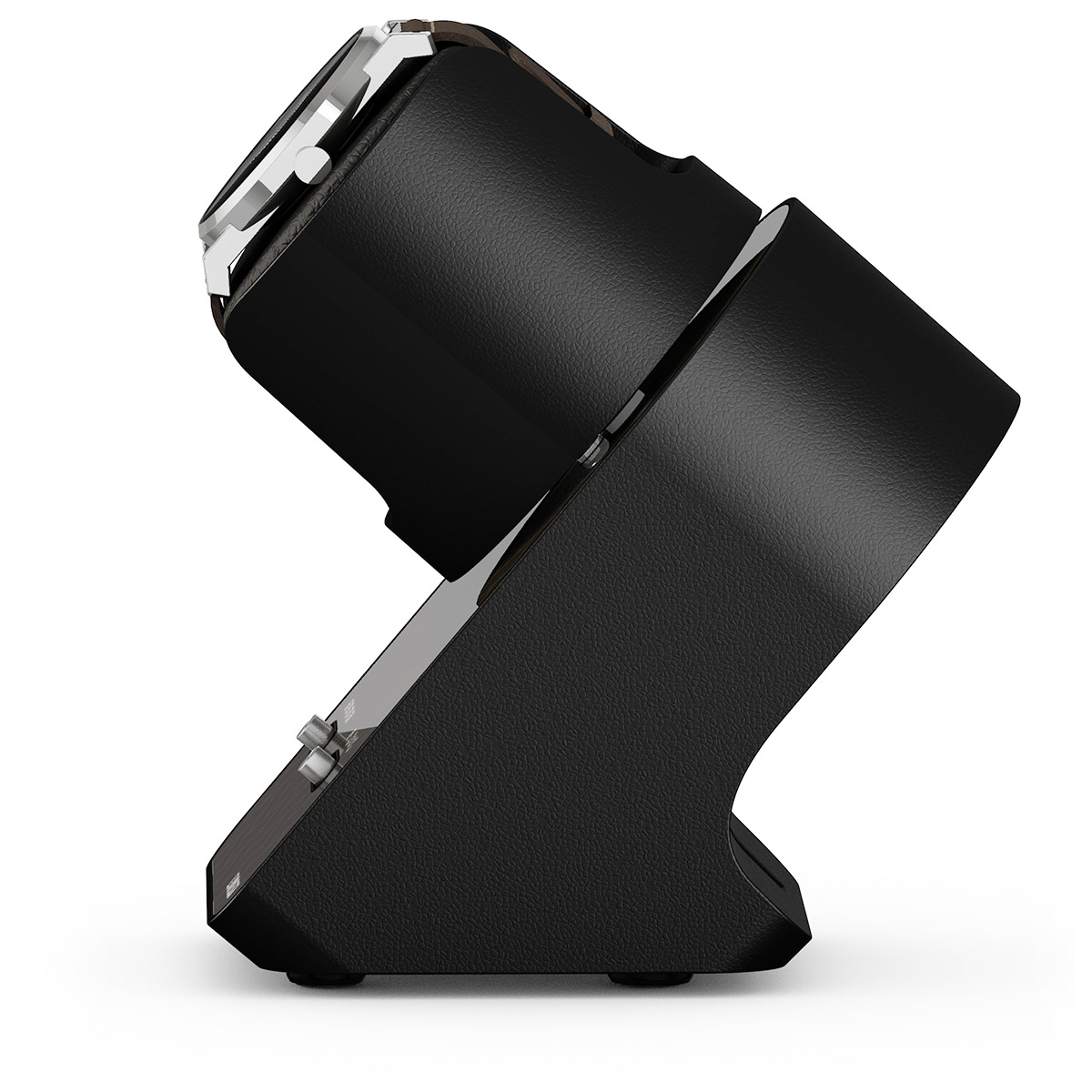 Boxy BLDC Nightstand, remontoir pour 1 montre, Skyline Shadow, avec câble de chargement USB