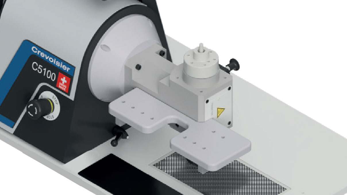 Table d'appui pour broche à 90° pour rectification horizontale pour machines Crevoisier