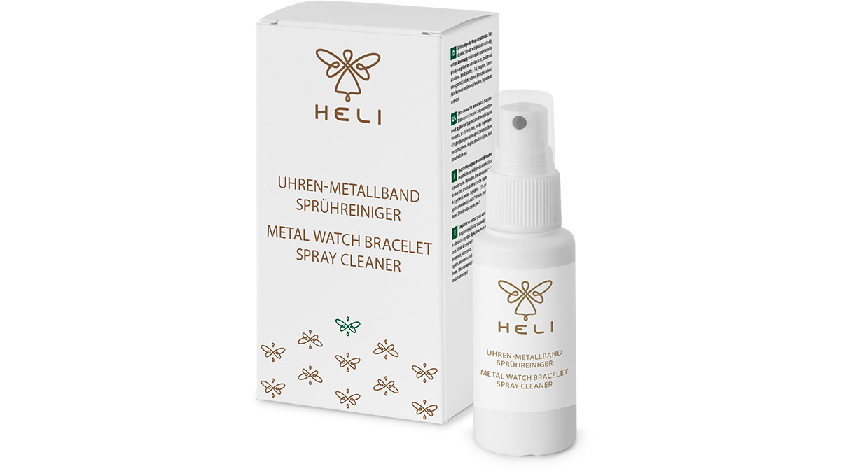 Heli metal bracelet spray nettoyant pour montres, vaporisateur, 30 ml