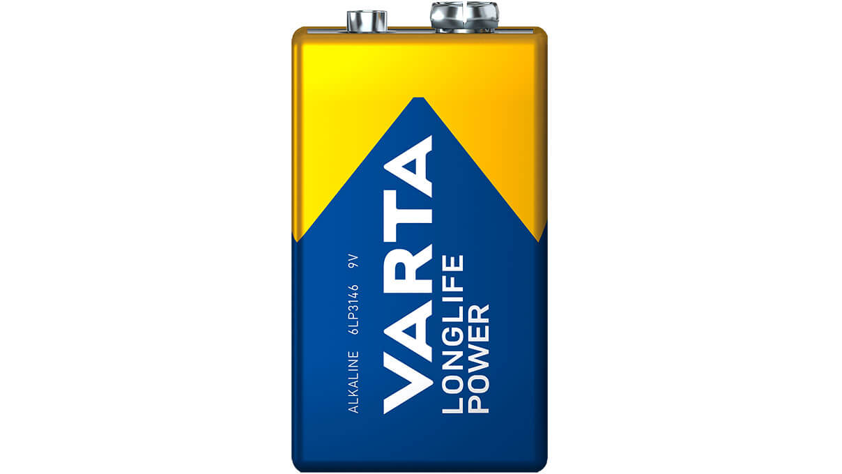 Varta 9V bloc pile alcaline longue durée