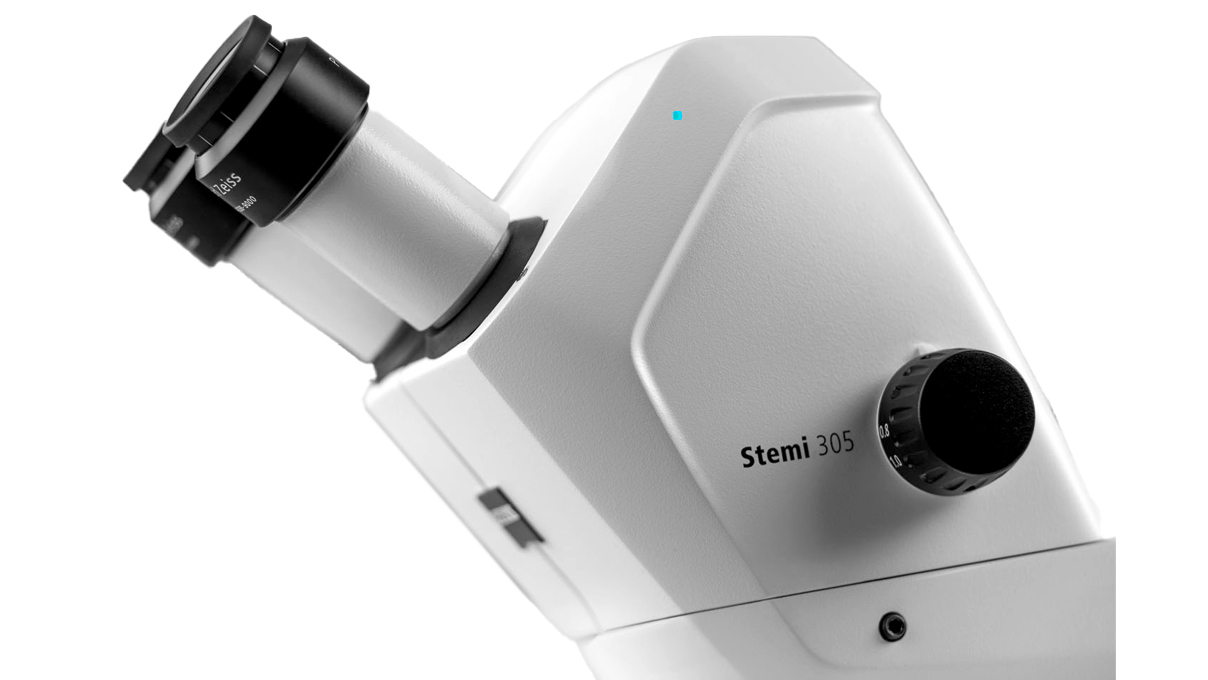 Zeiss Stemi 305 cam W, corps de microscope avec caméra 4 mégapixels et WLAN