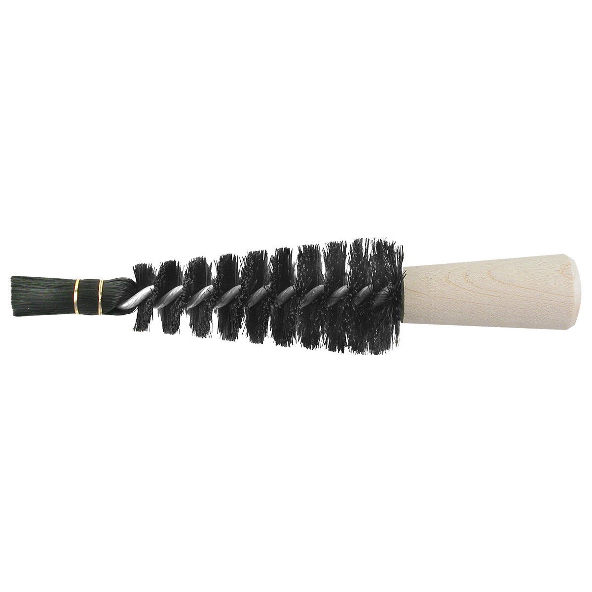 Brosses coniques avec poils noirs longueur 160 mm