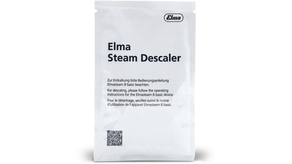 Elma Steam Descaler pour détartrer les appareils de la série Elmasteam 8, 5 sachets