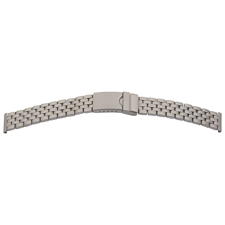 Bracelet en métal pour femme, titanium, satiné, attache 14 - 16 mm