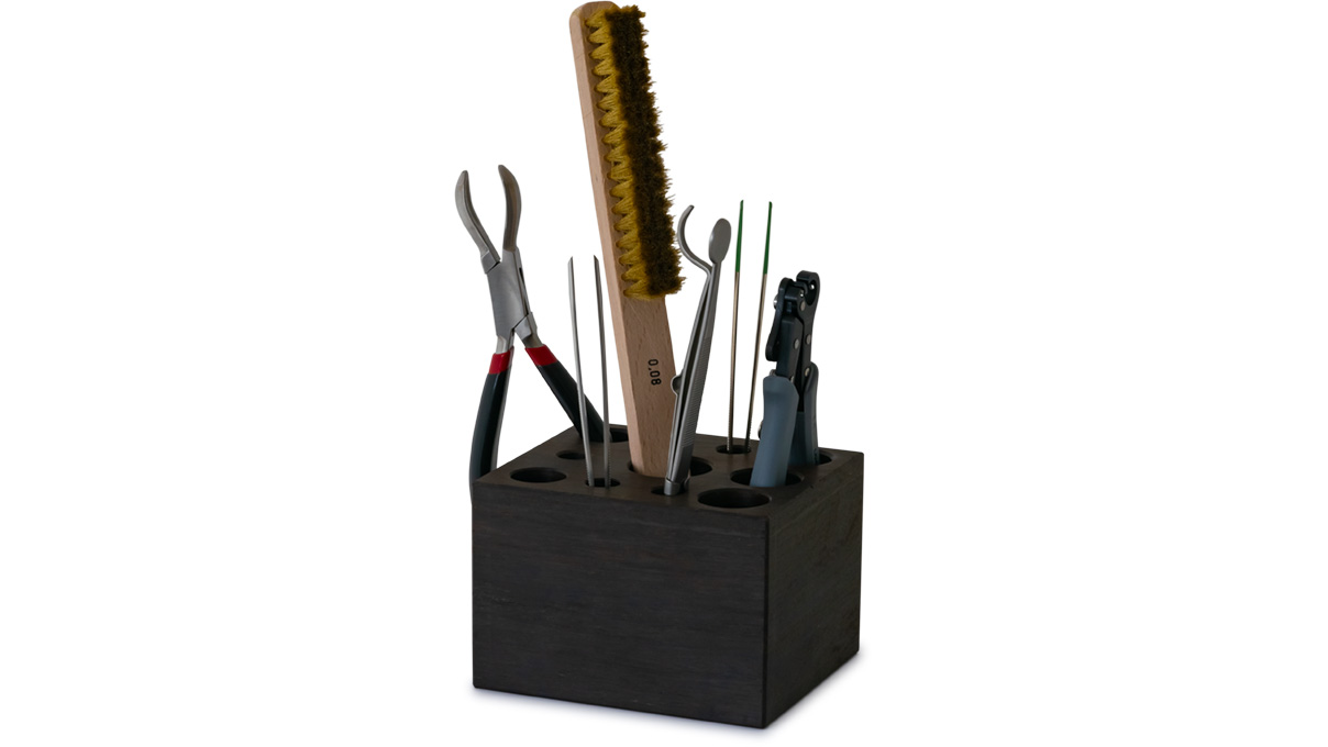 Tool Safe porte-outils, bambou, 11 Découpes